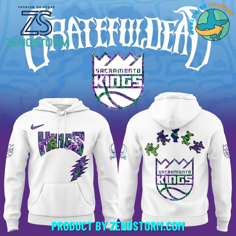 Sacramento Kings NBA x Grateful Dead Night 2025 Hoodie Set Sacramento Kings NBA x Grateful Dead Night 2025 Hoodie Set