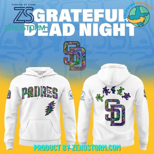 San Diego Padres MLB x Grateful Dead Night Hoodie Set 2025
