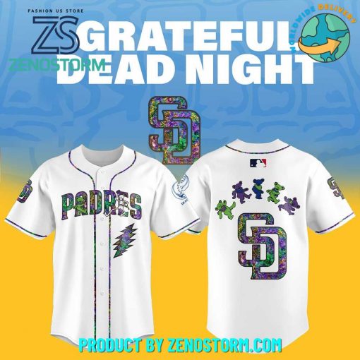San Diego Padres MLB x Grateful Dead Night Jersey
