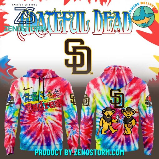 San Diego Padres x Grateful Dead New Hoodie Set