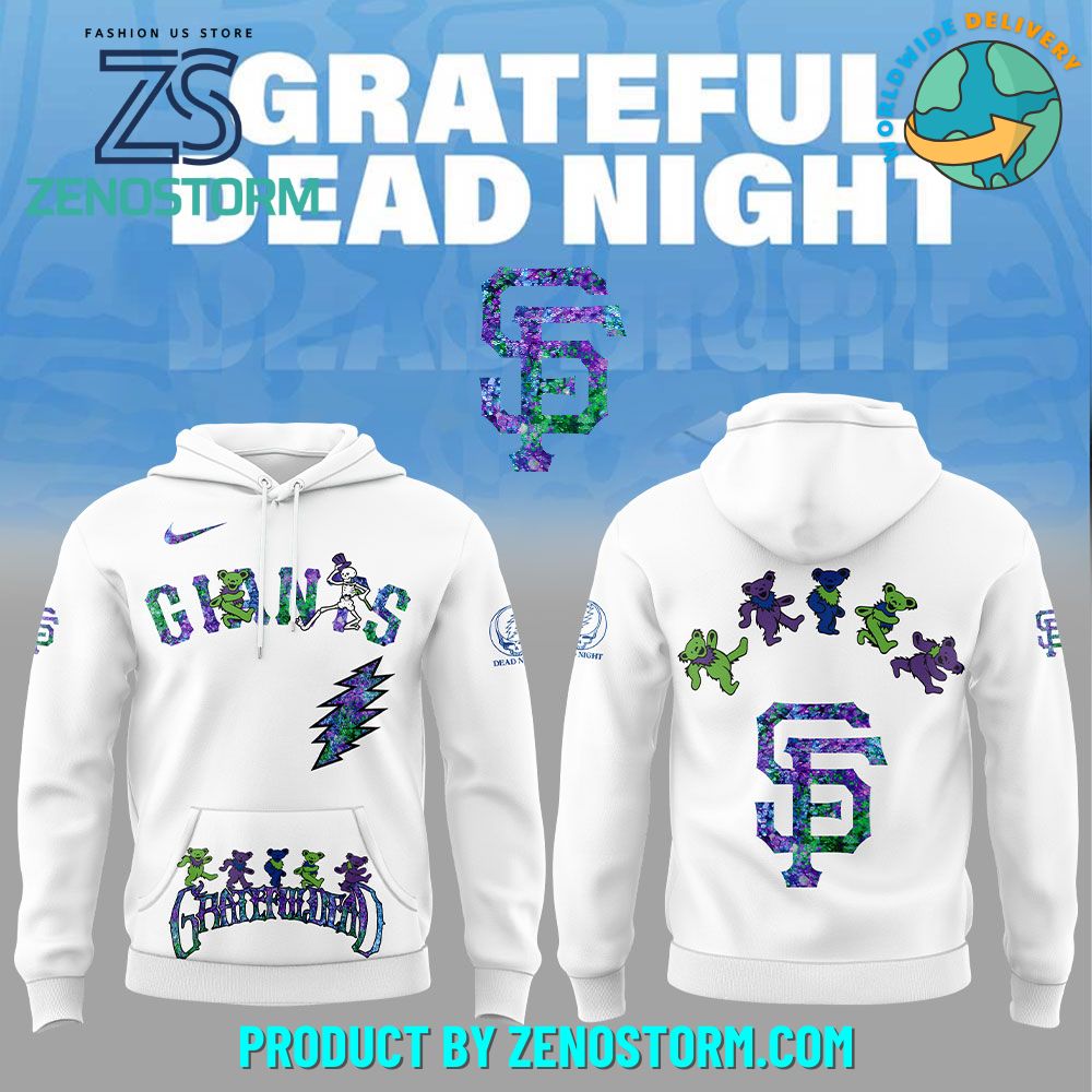 San Francisco Giants MLB x Grateful Dead Night Hoodie Set 2025 San Francisco Giants MLB x Grateful Dead Night Hoodie Set 2025