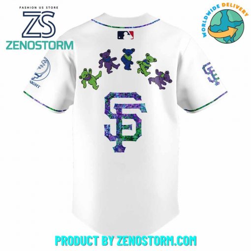 San Francisco Giants MLB x Grateful Dead Night Jersey 2025