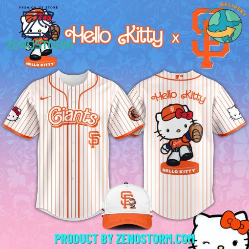 San Francisco Giants MLB x Hello Kitty Night Jersey 2025