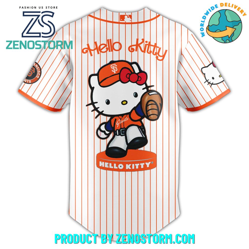San Francisco Giants MLB x Hello Kitty Night Jersey 2025 San Francisco Giants MLB x Hello Kitty Night Jersey 2025