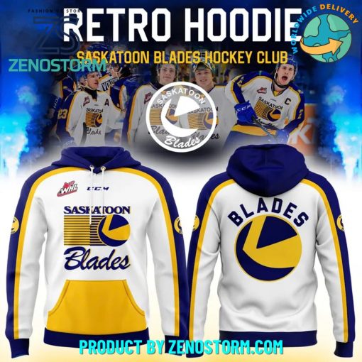 Saskatoon Blades Hockey Club x Retro 2025 Hoodie, Cap