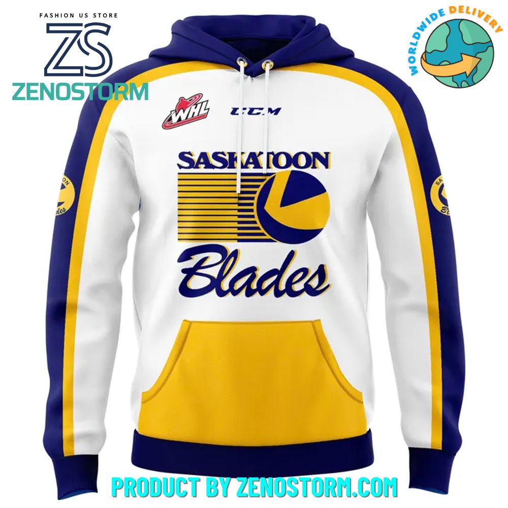 Saskatoon Blades Hockey Club x Retro 2025 Hoodie, Cap Saskatoon Blades Hockey Club x Retro 2025 Hoodie, Cap