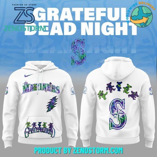 Seattle Mariners MLB x Grateful Dead Night Hoodie Set 2025