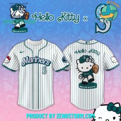 Seattle Mariners MLB x Hello Kitty Night Jersey 2025