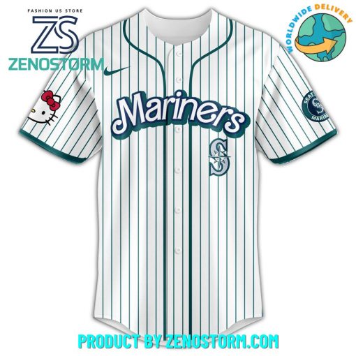 Seattle Mariners MLB x Hello Kitty Night Jersey 2025