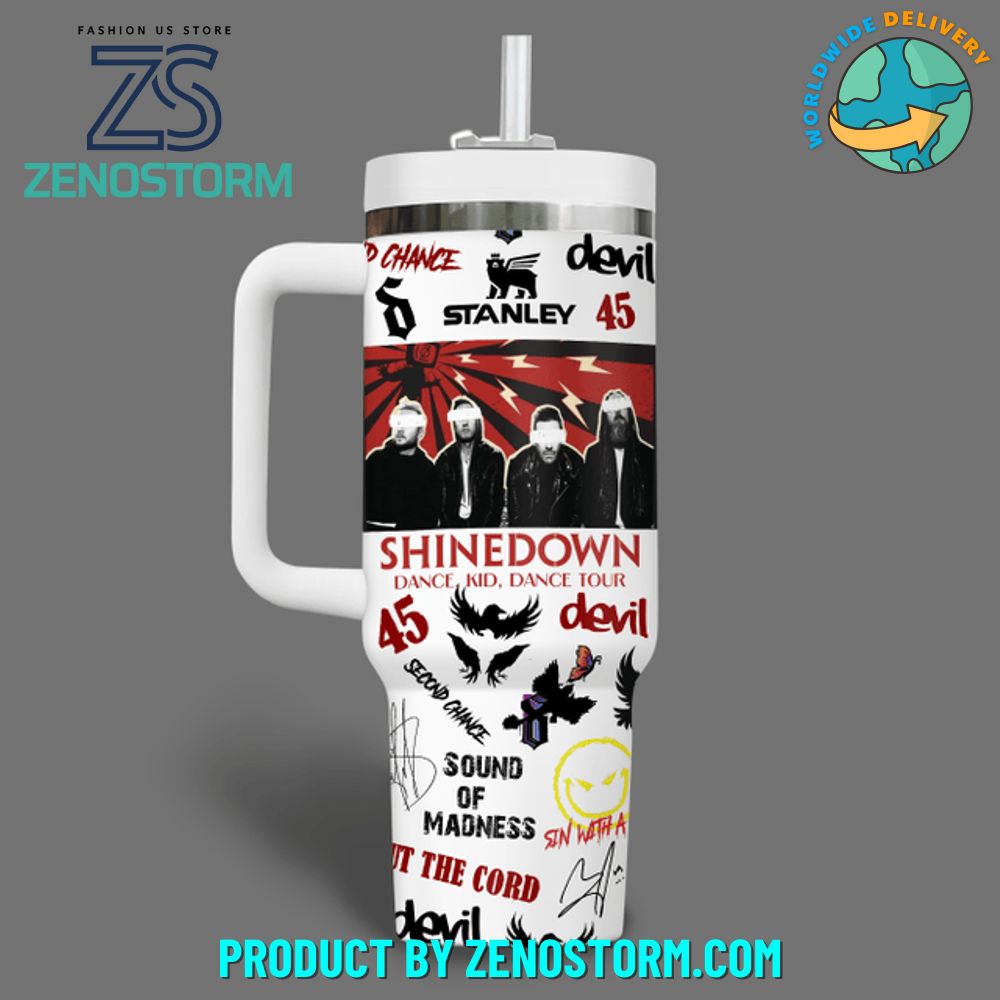 Shinedown Band Dance, Kid, Dance Tour 2025 Stanley Tumbler Shinedown Band Dance, Kid, Dance Tour 2025 Stanley Tumbler