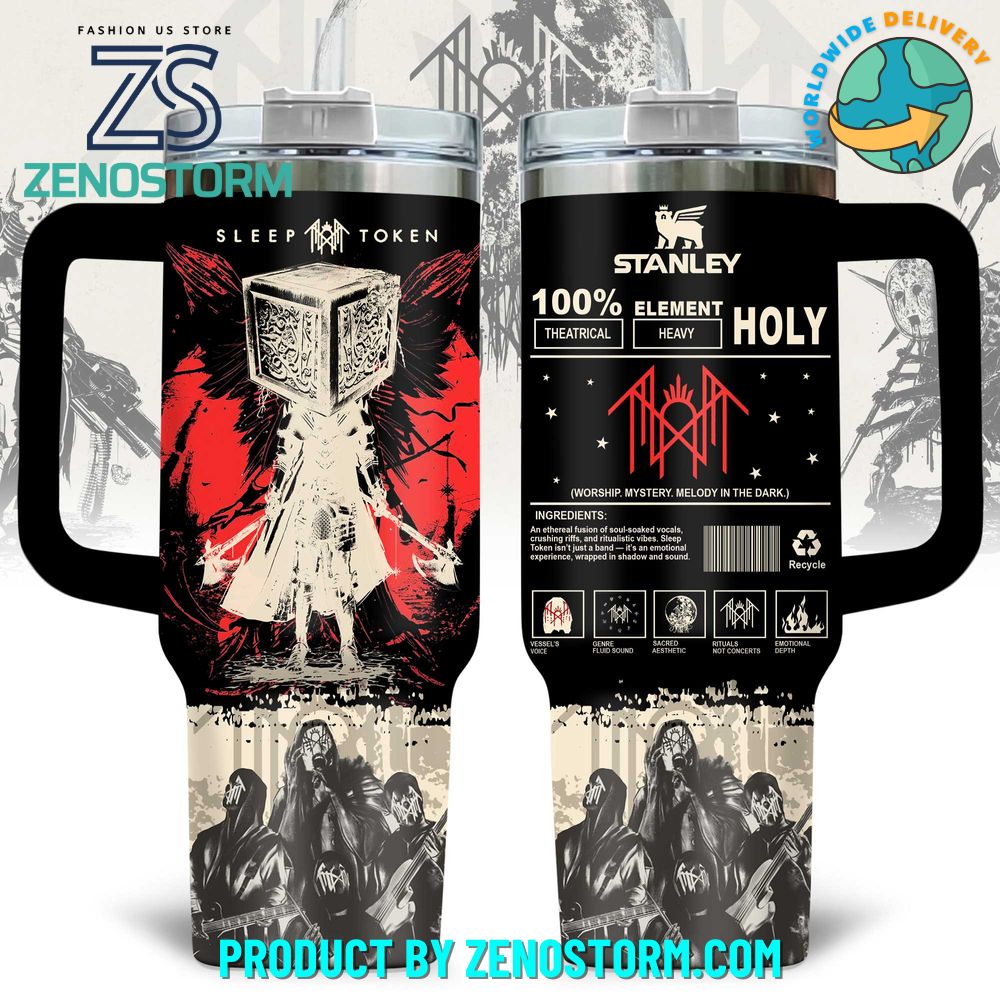 Sleep Token Melody In The Dark Special 40oz Stanley Tumbler Sleep Token Melody In The Dark Special 40oz Stanley Tumbler