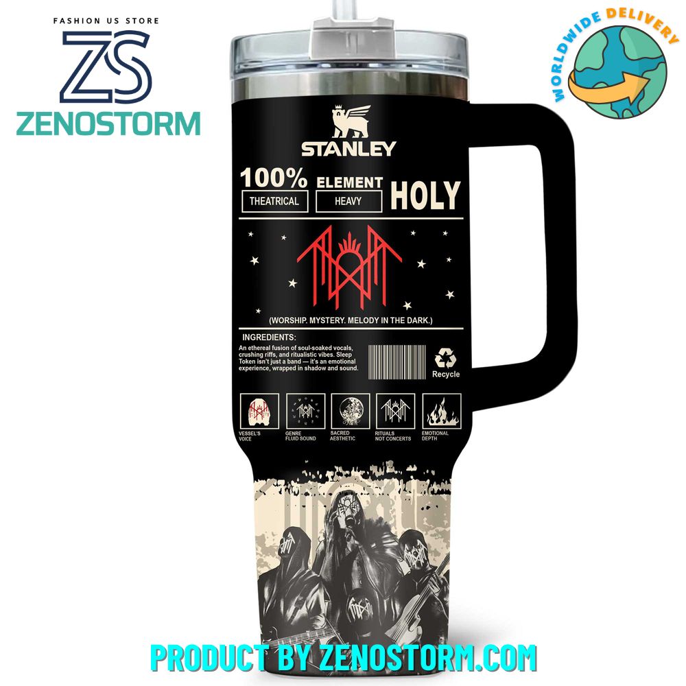Sleep Token Melody In The Dark Special 40oz Stanley Tumbler Sleep Token Melody In The Dark Special 40oz Stanley Tumbler