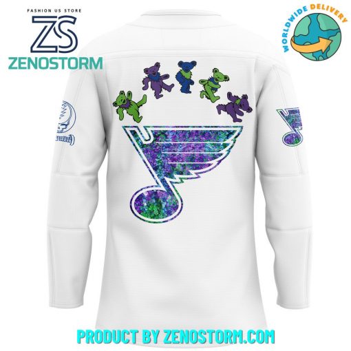 St. Louis Blues NHL x Grateful Dead Night 2025 Jersey