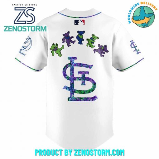 St. Louis Cardinals MLB x Grateful Dead Night Jersey 2025