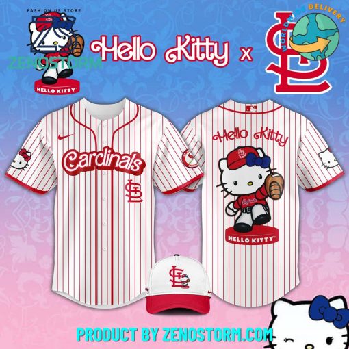St. Louis Cardinals MLB x Hello Kitty Night Jersey 2025