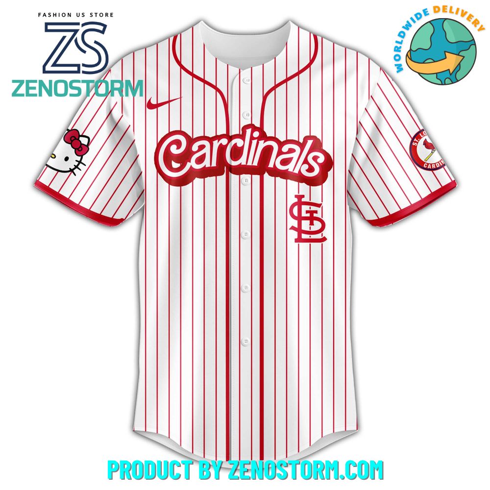 St. Louis Cardinals MLB x Hello Kitty Night Jersey 2025 St. Louis Cardinals MLB x Hello Kitty Night Jersey 2025