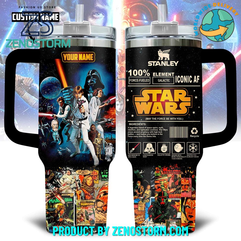 Star Wars May The Force Be With You 40oz Stanley Tumbler Star Wars May The Force Be With You 40oz Stanley Tumbler