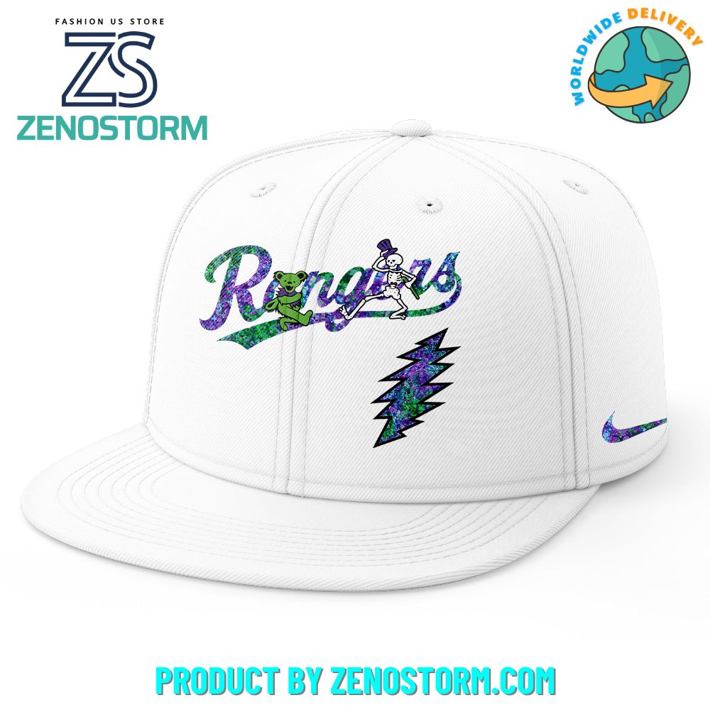 Texas Rangers MLB x Grateful Dead Night Snapback 2025 Texas Rangers MLB x Grateful Dead Night Snapback 2025