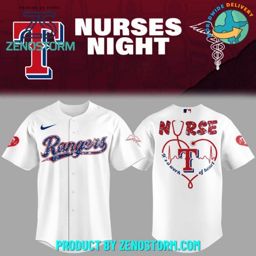 Texas Rangers MLB x Nurses Night 2025 Jersey