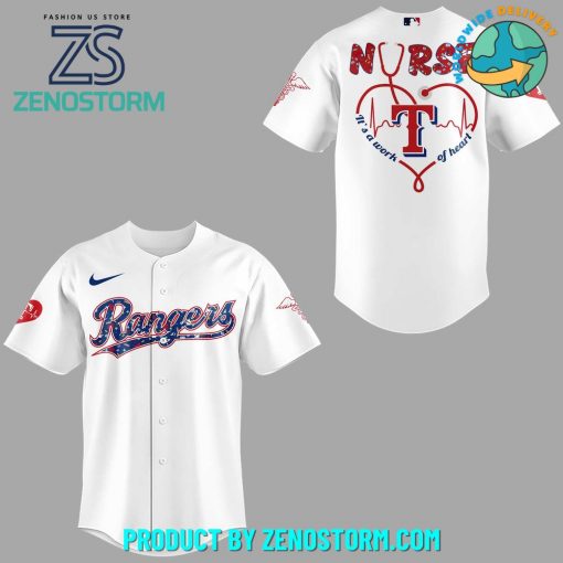 Texas Rangers MLB x Nurses Night 2025 Jersey