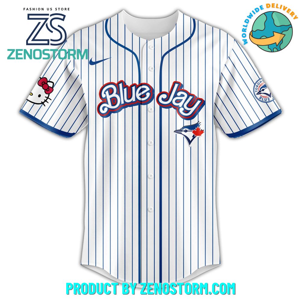 Toronto Blue Jays MLB x Hello Kitty Night Jersey 2025 Toronto Blue Jays MLB x Hello Kitty Night Jersey 2025