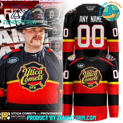 Utica Comets x Fire Department Limited Edition Jersey 2025