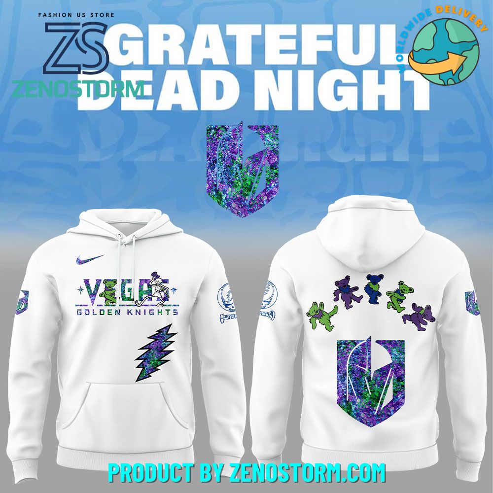 Vegas Golden Knights NHL x Grateful Dead Night 2025 Hoodie Set Vegas Golden Knights NHL x Grateful Dead Night 2025 Hoodie Set