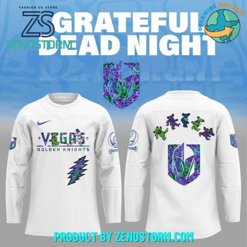 Vegas Golden Knights NHL x Grateful Dead Night 2025 Jersey