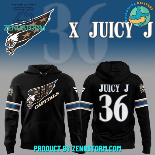 Washington Capitals x 36 Juicy J Limtied Edition Hoodie Set