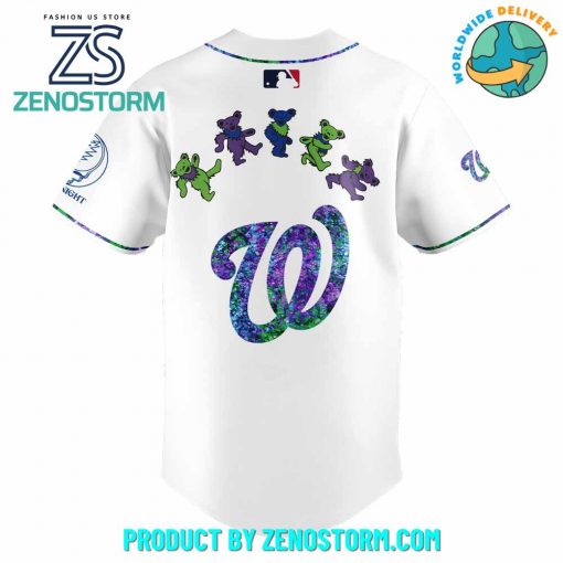 Washington Nationals MLB x Grateful Dead Night Jersey 2025