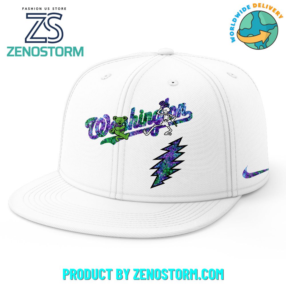 Washington Nationals MLB x Grateful Dead Night Snapback 2025 Washington Nationals MLB x Grateful Dead Night Snapback 2025