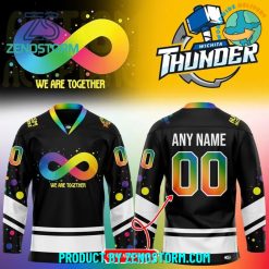 Wichita Thunder x Autism Awareness We are Together Hockey Jersey