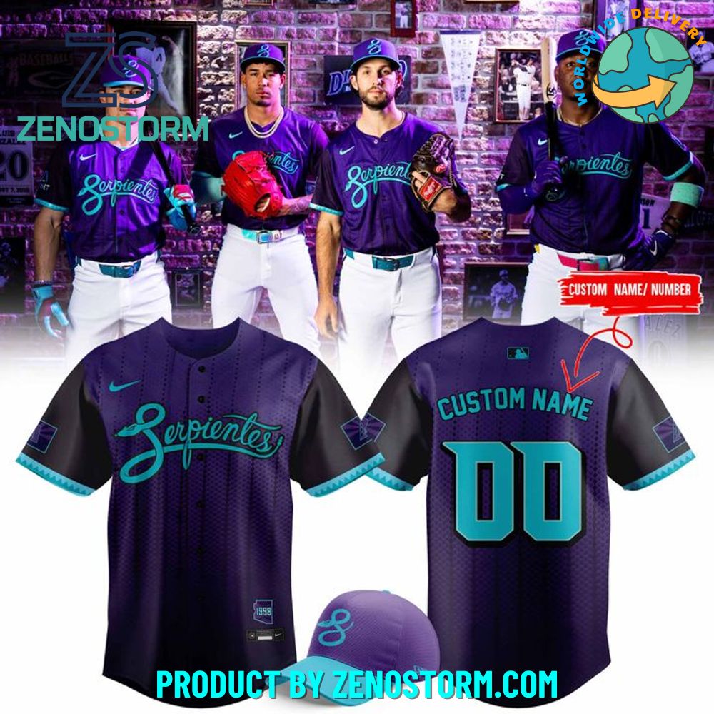 Arizona Diamondbacks “Serpientes” City Connect 2025 Jersey Arizona Diamondbacks “Serpientes” City Connect 2025 Jersey