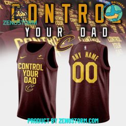 Cleveland Cavaliers NBA “Control Your Dad” Basketball Jersey