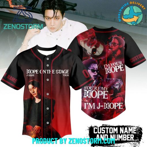 J-Hope BTS On The Stage Tour 2025 Baseball Jersey