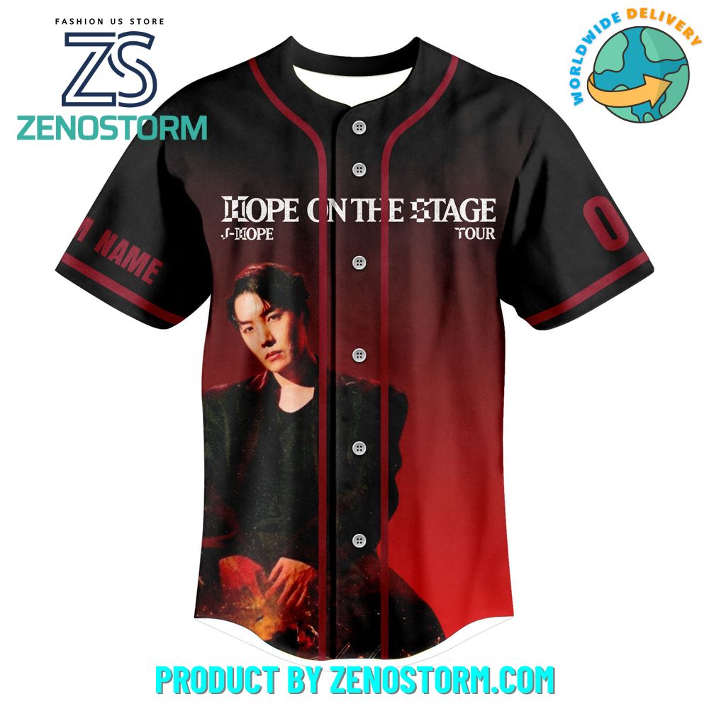 J-Hope BTS On The Stage Tour 2025 Baseball Jersey J-Hope BTS On The Stage Tour 2025 Baseball Jersey