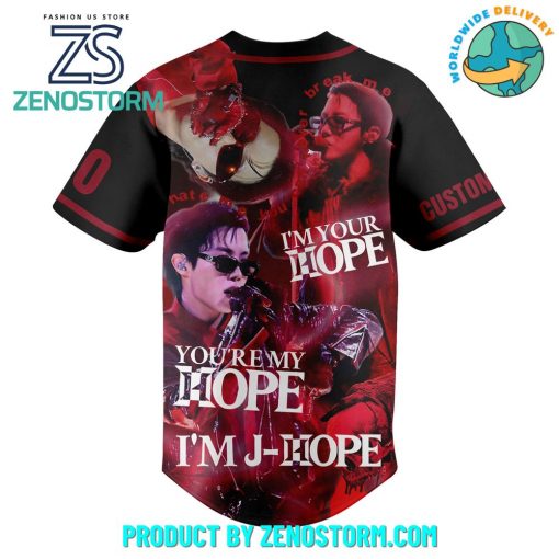J-Hope BTS On The Stage Tour 2025 Baseball Jersey