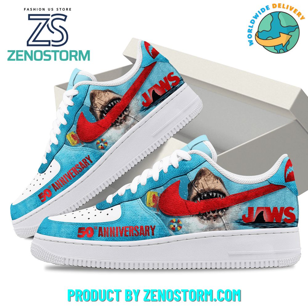 Jaws 50th Anniversary Special Edition 2025 Nike Air Force 1 Jaws 50th Anniversary Special Edition 2025 Nike Air Force 1