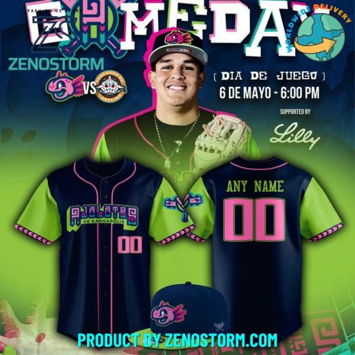 Kannapolis Cannon Ballers Happy Cinco de Mayo 2025 Baseball Jersey