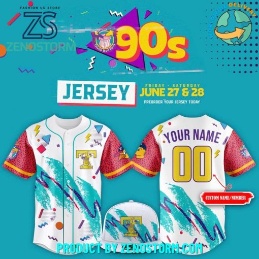 The Toledo Mud Hen 90s Special Edition Baseball Jersey