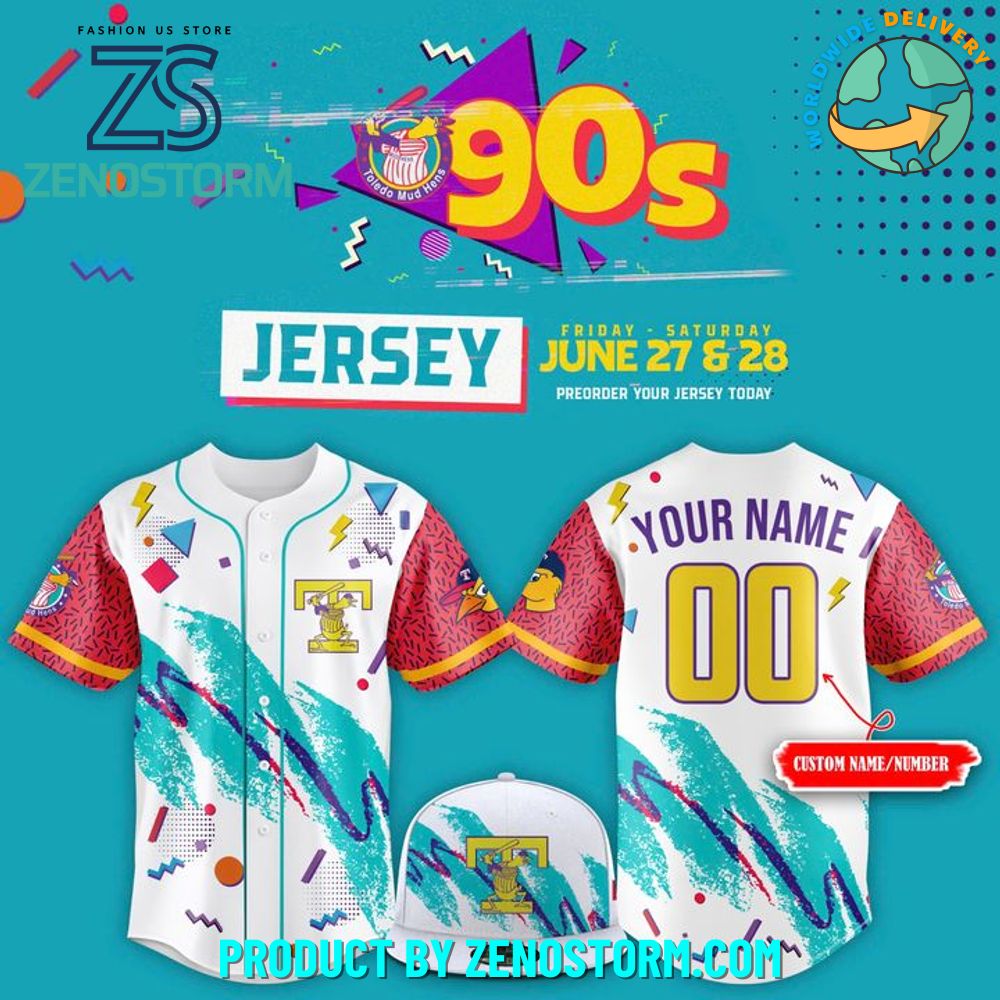 The Toledo Mud Hen 90s Special Edition Baseball Jersey The Toledo Mud Hen 90s Special Edition Baseball Jersey