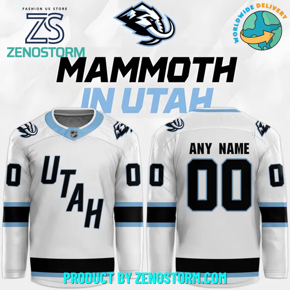Utah Mammoth Future 2025 Limited Edition White Hockey Jersey Utah Mammoth Future 2025 Limited Edition White Hockey Jersey