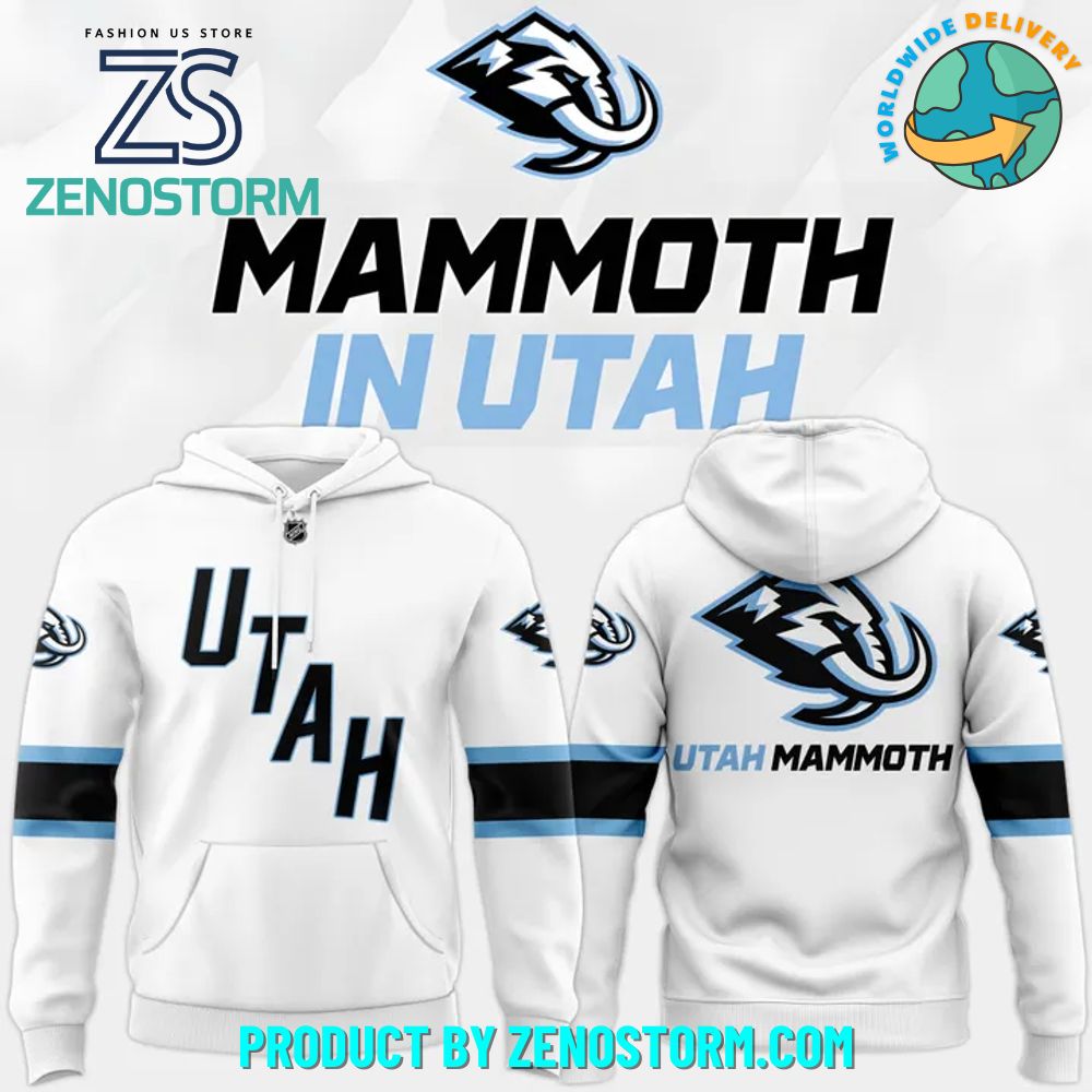 Utah Mammoth Future 2025 Limited Edition White Hoodie Set Utah Mammoth Future 2025 Limited Edition White Hoodie Set