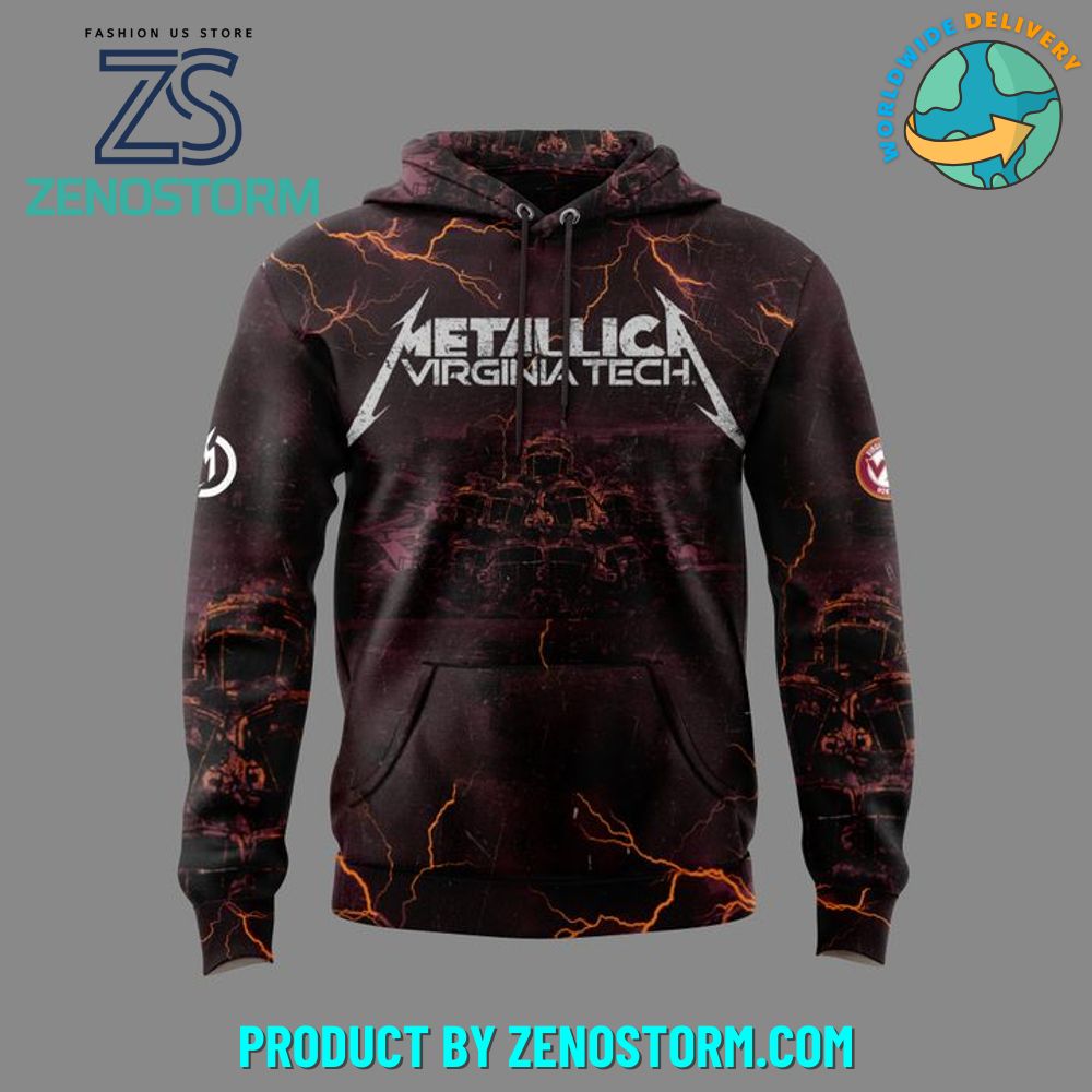 Virginia Tech Football x Metallica Special Edition Hoodie 2025 Virginia Tech Football x Metallica Special Edition Hoodie 2025