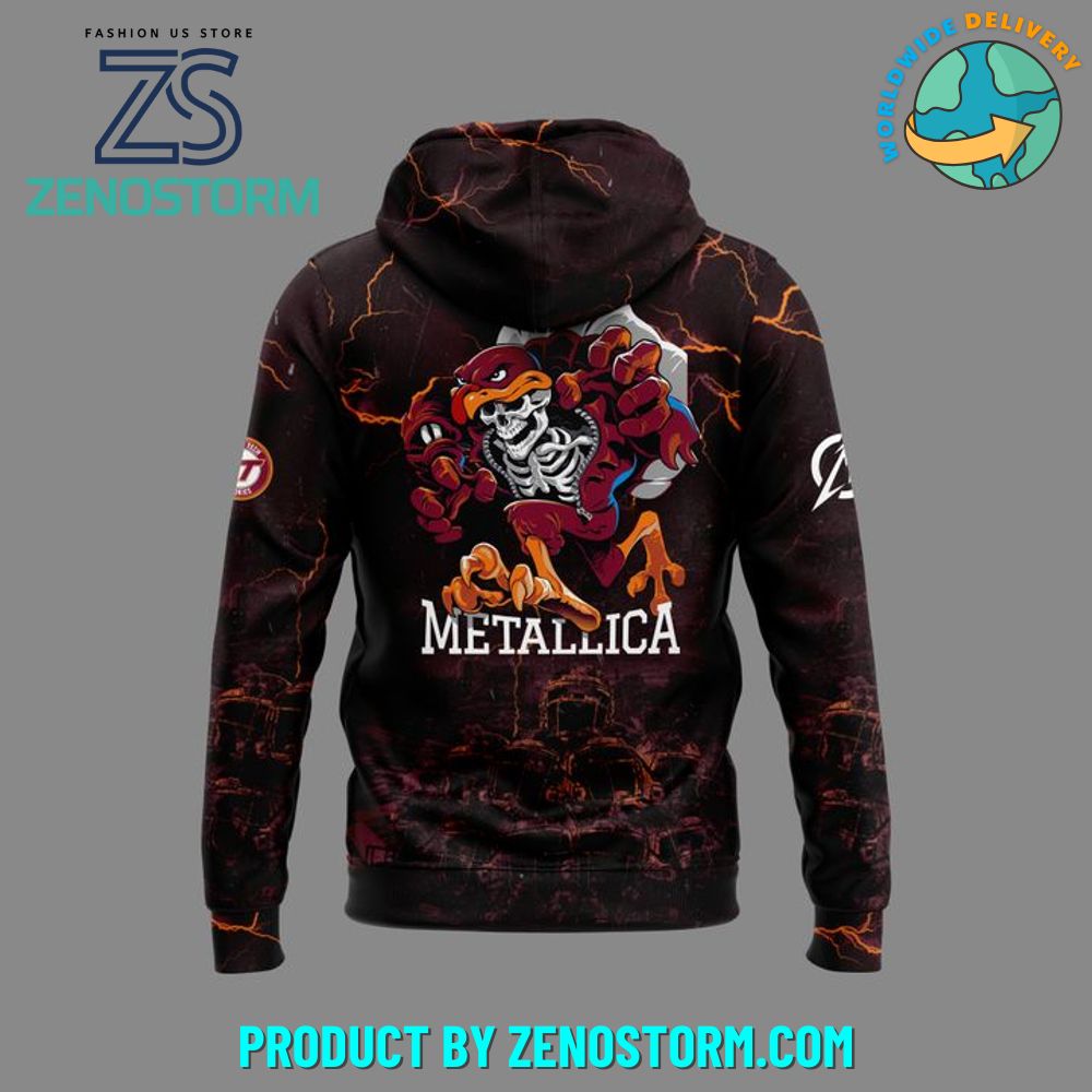 Virginia Tech Football x Metallica Special Edition Hoodie 2025 Virginia Tech Football x Metallica Special Edition Hoodie 2025